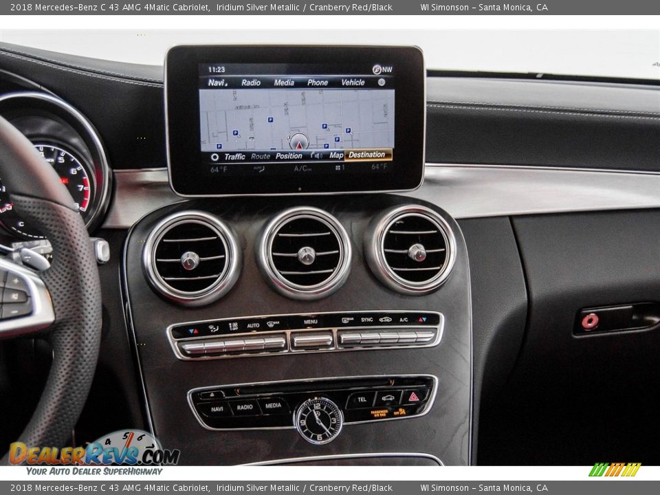 Controls of 2018 Mercedes-Benz C 43 AMG 4Matic Cabriolet Photo #5