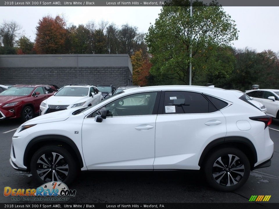 Ultra White 2018 Lexus NX 300 F Sport AWD Photo #3