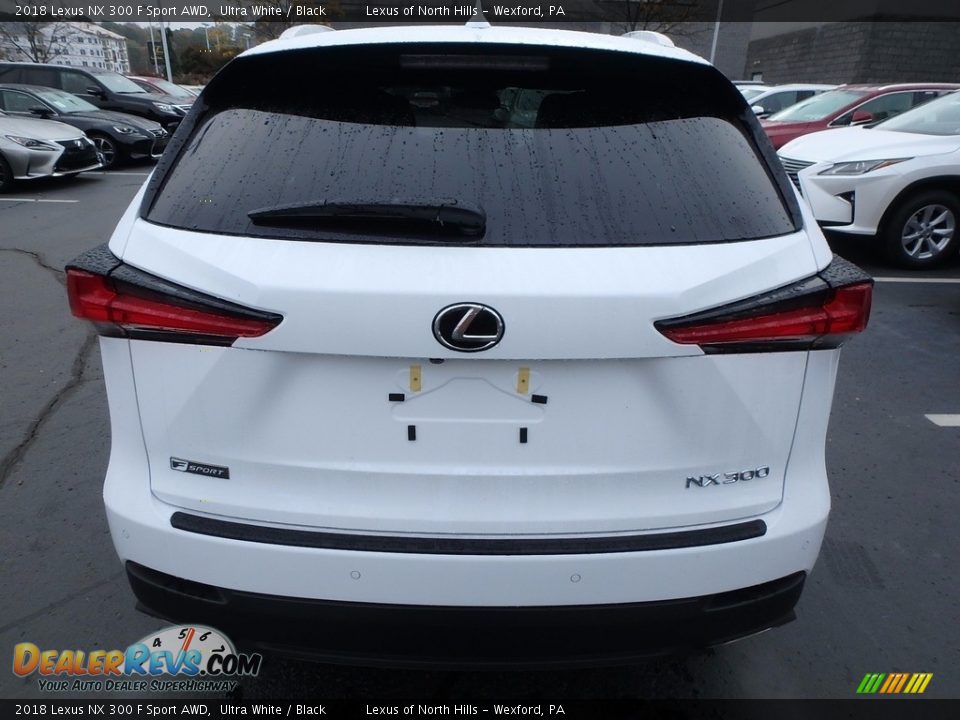 2018 Lexus NX 300 F Sport AWD Ultra White / Black Photo #6