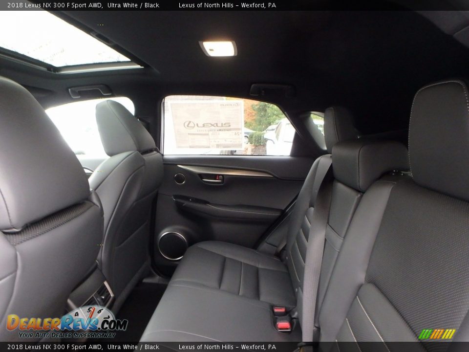 Rear Seat of 2018 Lexus NX 300 F Sport AWD Photo #8