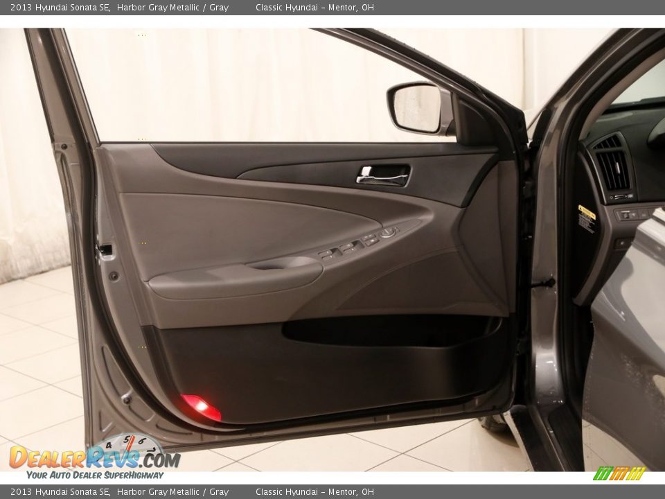 2013 Hyundai Sonata SE Harbor Gray Metallic / Gray Photo #4