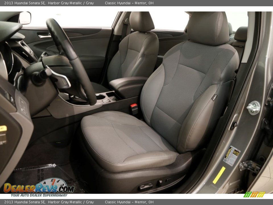 2013 Hyundai Sonata SE Harbor Gray Metallic / Gray Photo #5