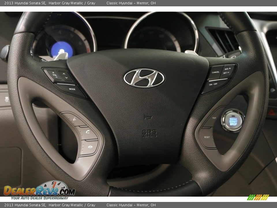 2013 Hyundai Sonata SE Harbor Gray Metallic / Gray Photo #6