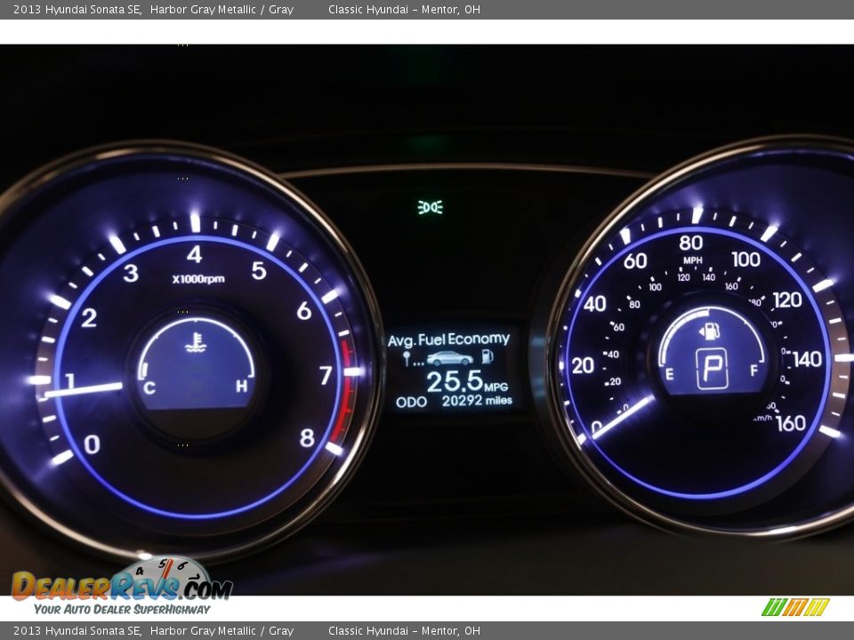 2013 Hyundai Sonata SE Harbor Gray Metallic / Gray Photo #7