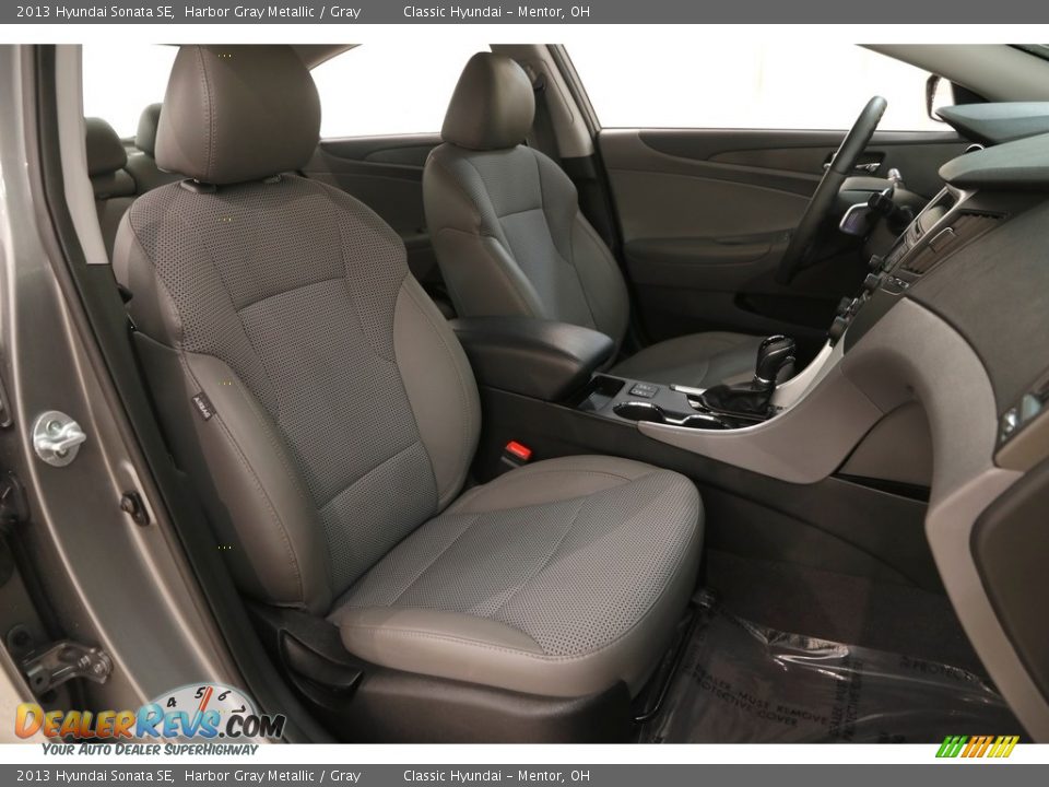 2013 Hyundai Sonata SE Harbor Gray Metallic / Gray Photo #12