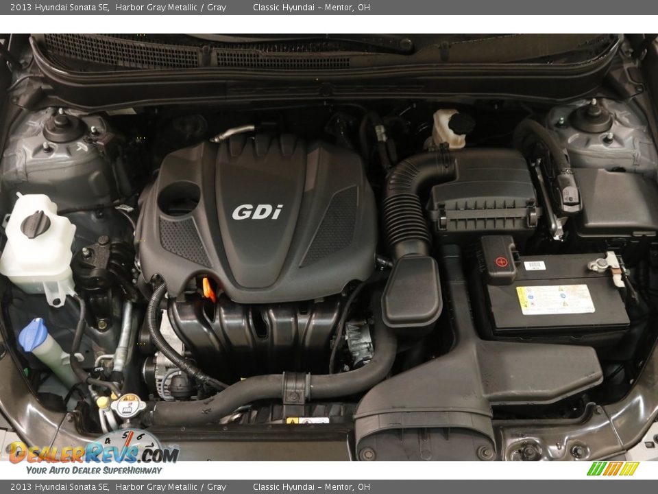 2013 Hyundai Sonata SE Harbor Gray Metallic / Gray Photo #16