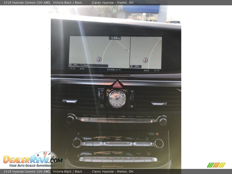 2018 Hyundai Genesis G90 AWD Victoria Black / Black Photo #7
