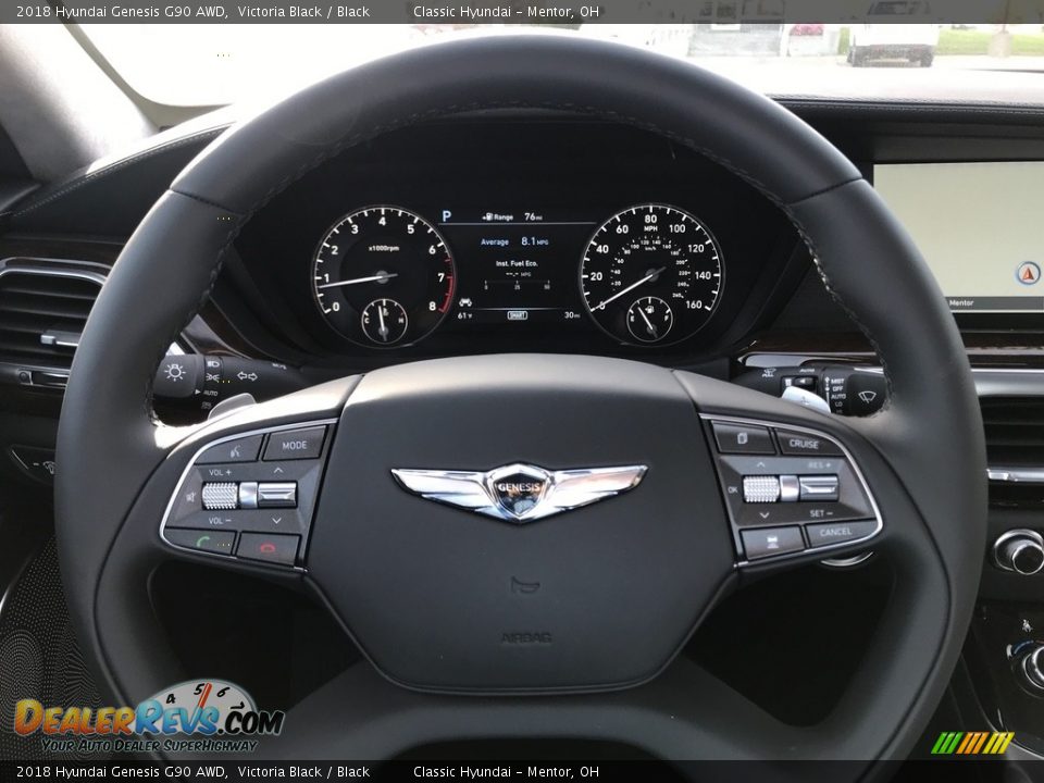 2018 Hyundai Genesis G90 AWD Steering Wheel Photo #11