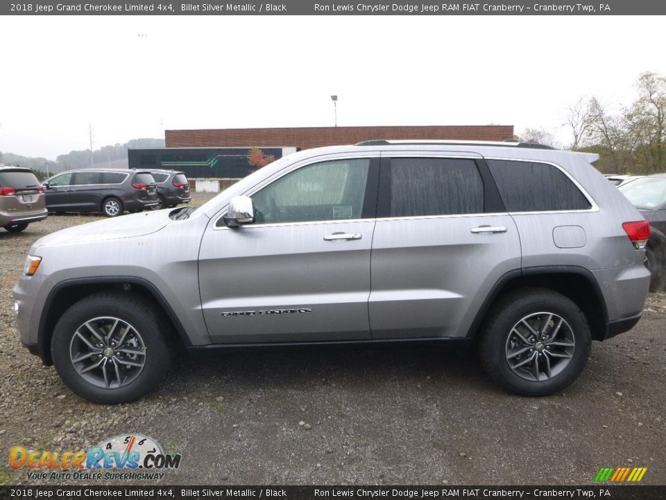 2018 Jeep Grand Cherokee Limited 4x4 Billet Silver Metallic / Black Photo #2