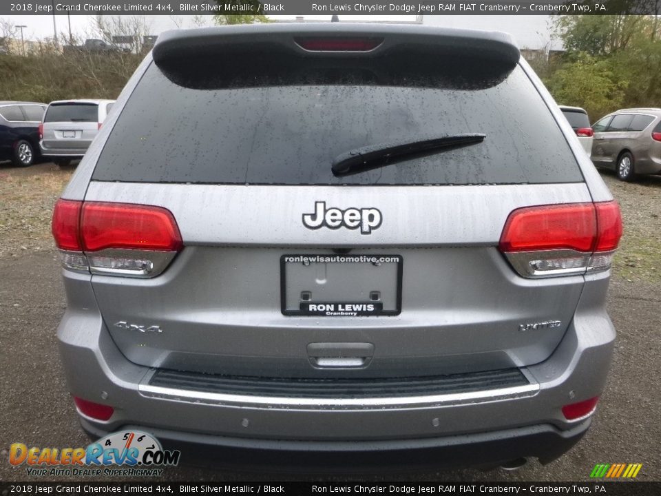 2018 Jeep Grand Cherokee Limited 4x4 Billet Silver Metallic / Black Photo #4
