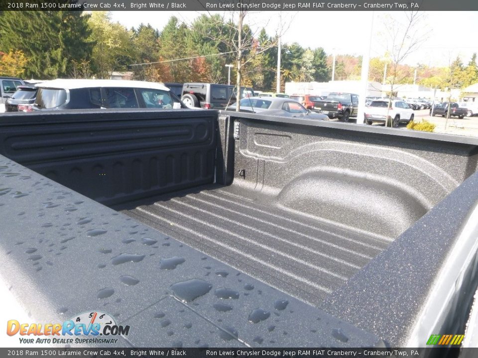 2018 Ram 1500 Laramie Crew Cab 4x4 Bright White / Black Photo #14