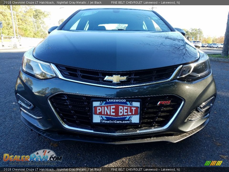 2018 Chevrolet Cruze LT Hatchback Nightfall Gray Metallic / Jet Black Photo #2