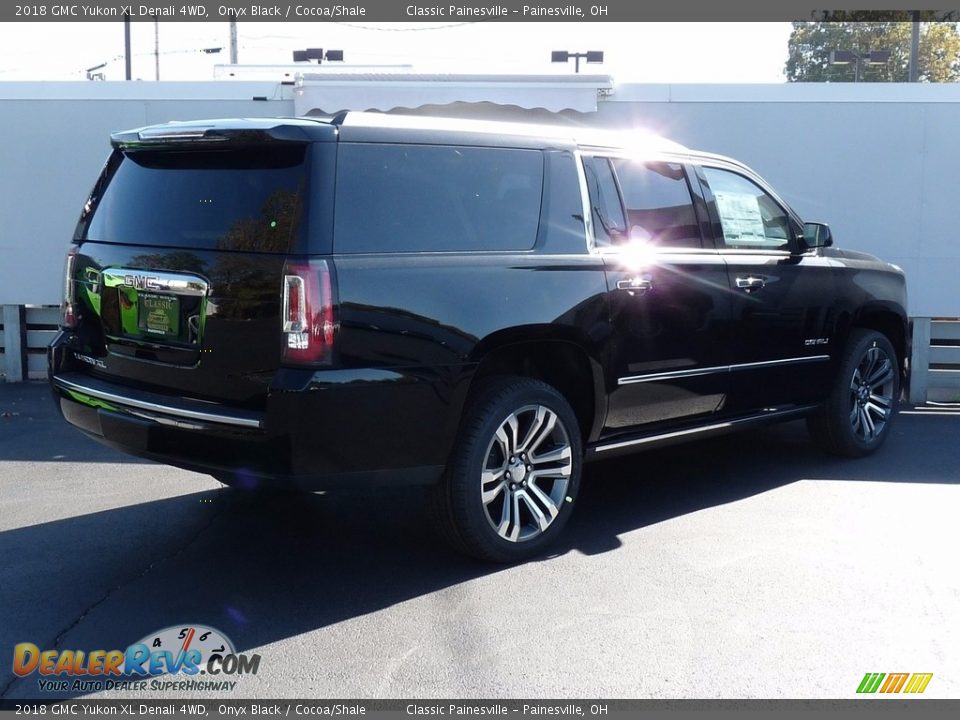 2018 GMC Yukon XL Denali 4WD Onyx Black / Cocoa/Shale Photo #2