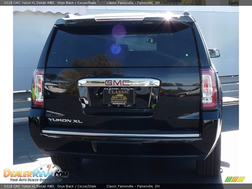 2018 GMC Yukon XL Denali 4WD Onyx Black / Cocoa/Shale Photo #3