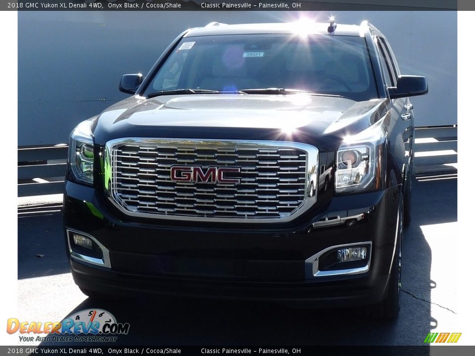 2018 GMC Yukon XL Denali 4WD Onyx Black / Cocoa/Shale Photo #4
