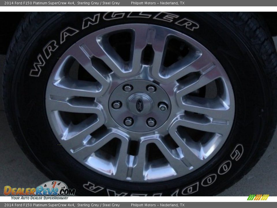 2014 Ford F150 Platinum SuperCrew 4x4 Sterling Grey / Steel Grey Photo #5