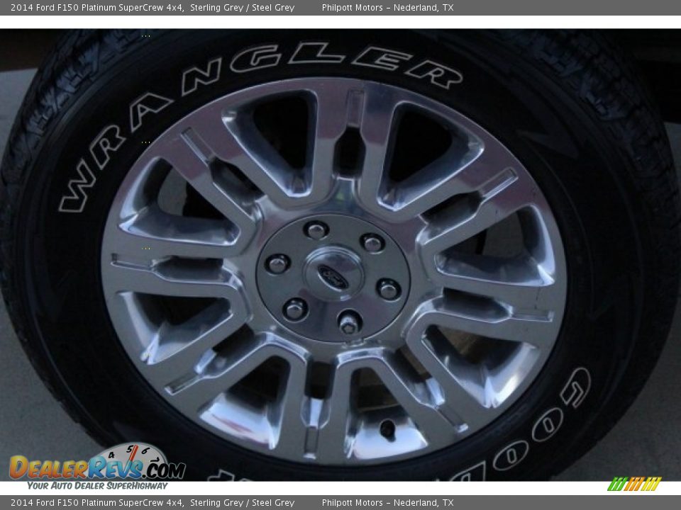 2014 Ford F150 Platinum SuperCrew 4x4 Sterling Grey / Steel Grey Photo #6