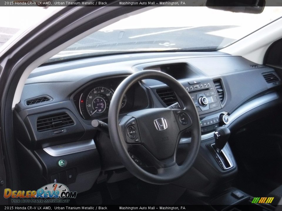 2015 Honda CR-V LX AWD Urban Titanium Metallic / Black Photo #12