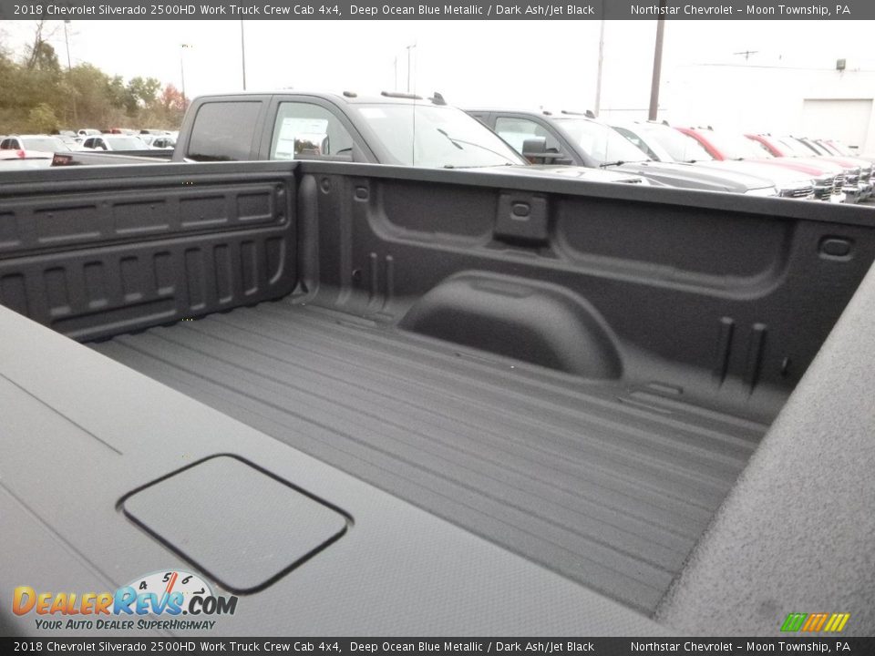 2018 Chevrolet Silverado 2500HD Work Truck Crew Cab 4x4 Deep Ocean Blue Metallic / Dark Ash/Jet Black Photo #12