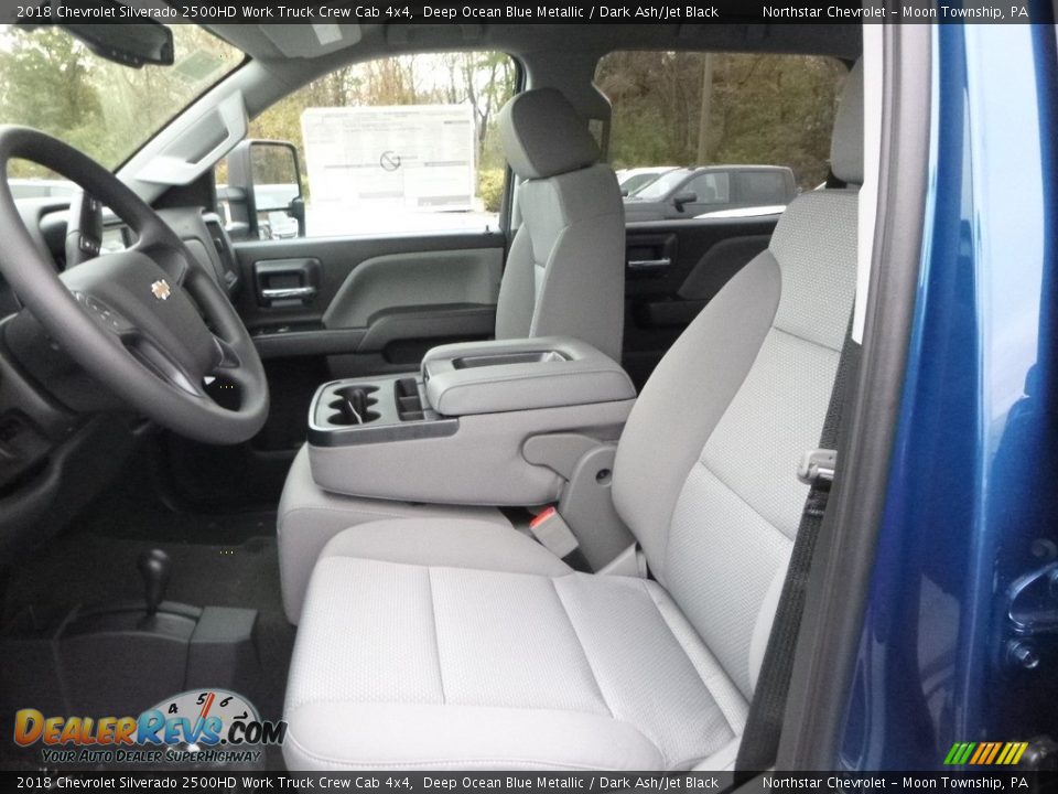 2018 Chevrolet Silverado 2500HD Work Truck Crew Cab 4x4 Deep Ocean Blue Metallic / Dark Ash/Jet Black Photo #15