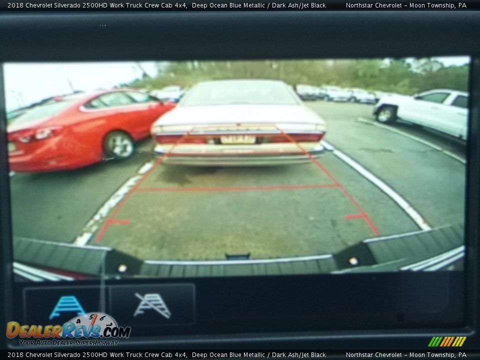 2018 Chevrolet Silverado 2500HD Work Truck Crew Cab 4x4 Deep Ocean Blue Metallic / Dark Ash/Jet Black Photo #18