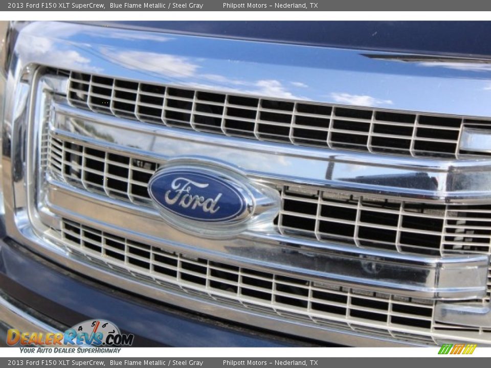 2013 Ford F150 XLT SuperCrew Blue Flame Metallic / Steel Gray Photo #4