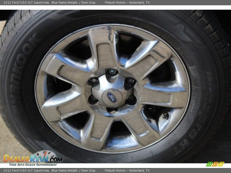 2013 Ford F150 XLT SuperCrew Blue Flame Metallic / Steel Gray Photo #5