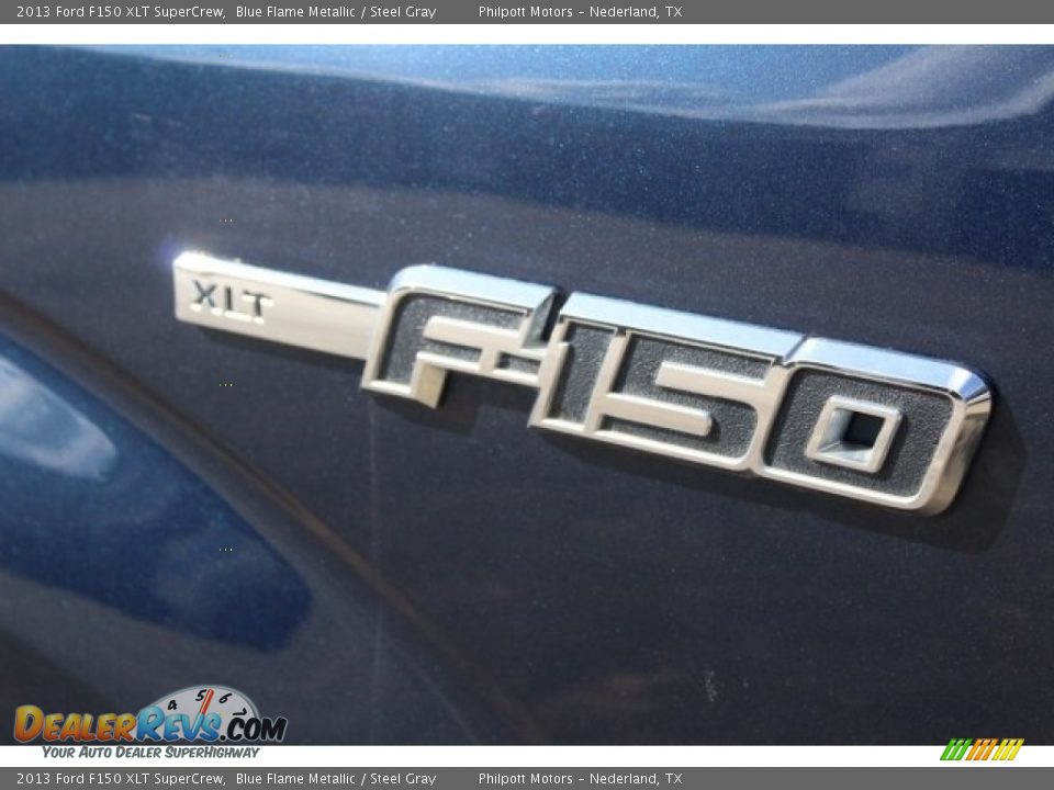 2013 Ford F150 XLT SuperCrew Blue Flame Metallic / Steel Gray Photo #12