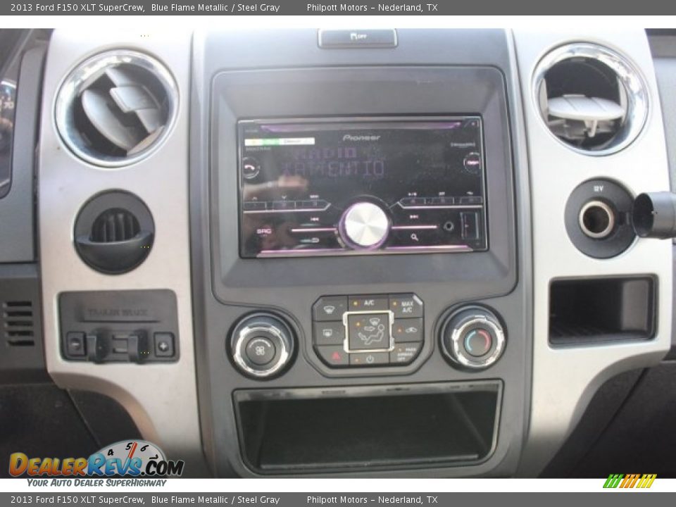 2013 Ford F150 XLT SuperCrew Blue Flame Metallic / Steel Gray Photo #16