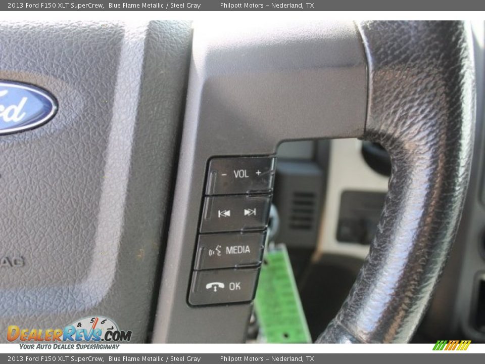 2013 Ford F150 XLT SuperCrew Blue Flame Metallic / Steel Gray Photo #18