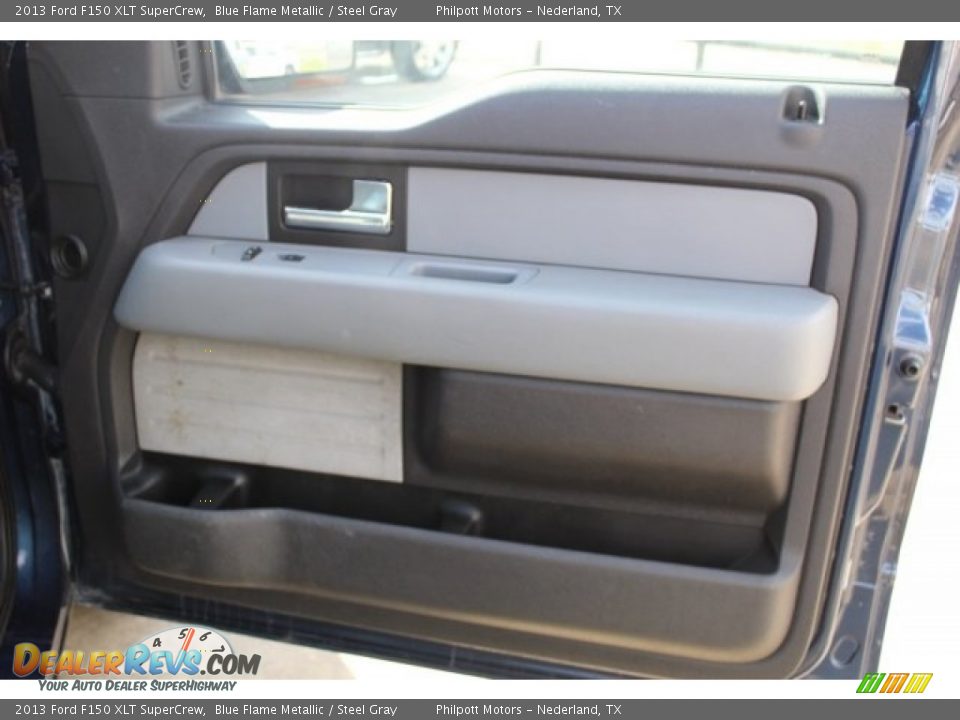 2013 Ford F150 XLT SuperCrew Blue Flame Metallic / Steel Gray Photo #25