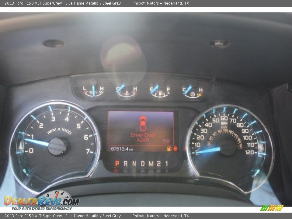 2013 Ford F150 XLT SuperCrew Blue Flame Metallic / Steel Gray Photo #29