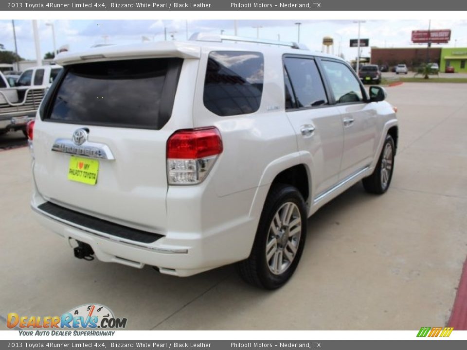 2013 Toyota 4Runner Limited 4x4 Blizzard White Pearl / Black Leather Photo #8