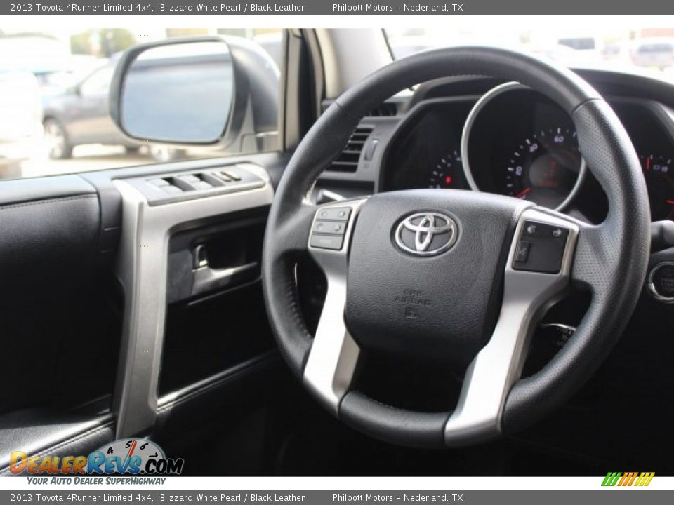 2013 Toyota 4Runner Limited 4x4 Blizzard White Pearl / Black Leather Photo #22