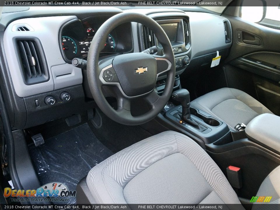 2018 Chevrolet Colorado WT Crew Cab 4x4 Black / Jet Black/Dark Ash Photo #7