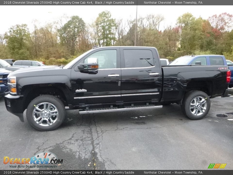 Black 2018 Chevrolet Silverado 2500HD High Country Crew Cab 4x4 Photo #2