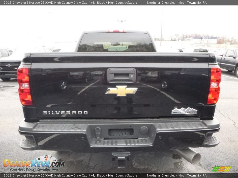 2018 Chevrolet Silverado 2500HD High Country Crew Cab 4x4 Black / High Country Saddle Photo #4