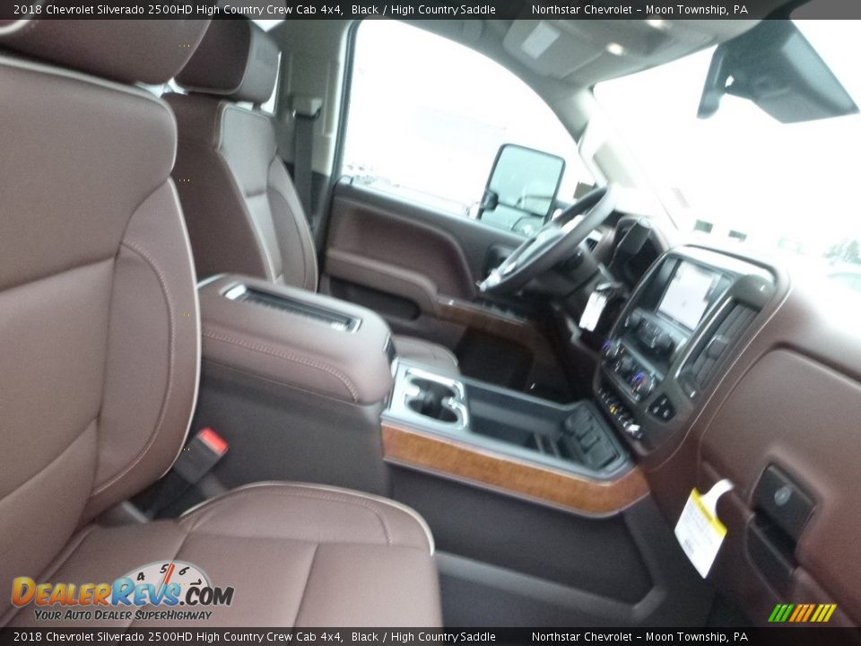 2018 Chevrolet Silverado 2500HD High Country Crew Cab 4x4 Black / High Country Saddle Photo #9