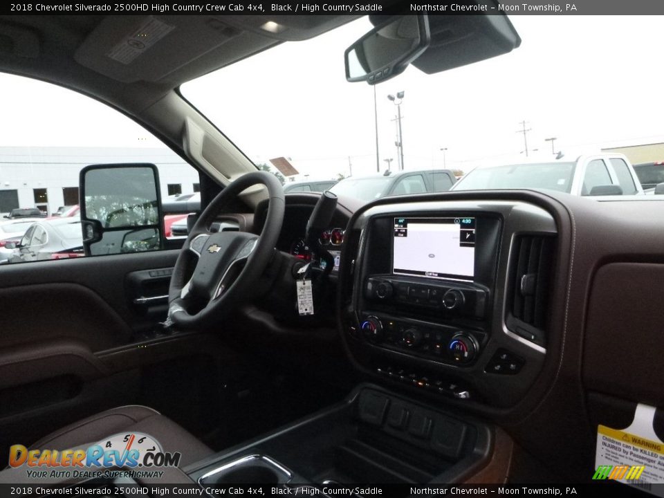 2018 Chevrolet Silverado 2500HD High Country Crew Cab 4x4 Black / High Country Saddle Photo #10