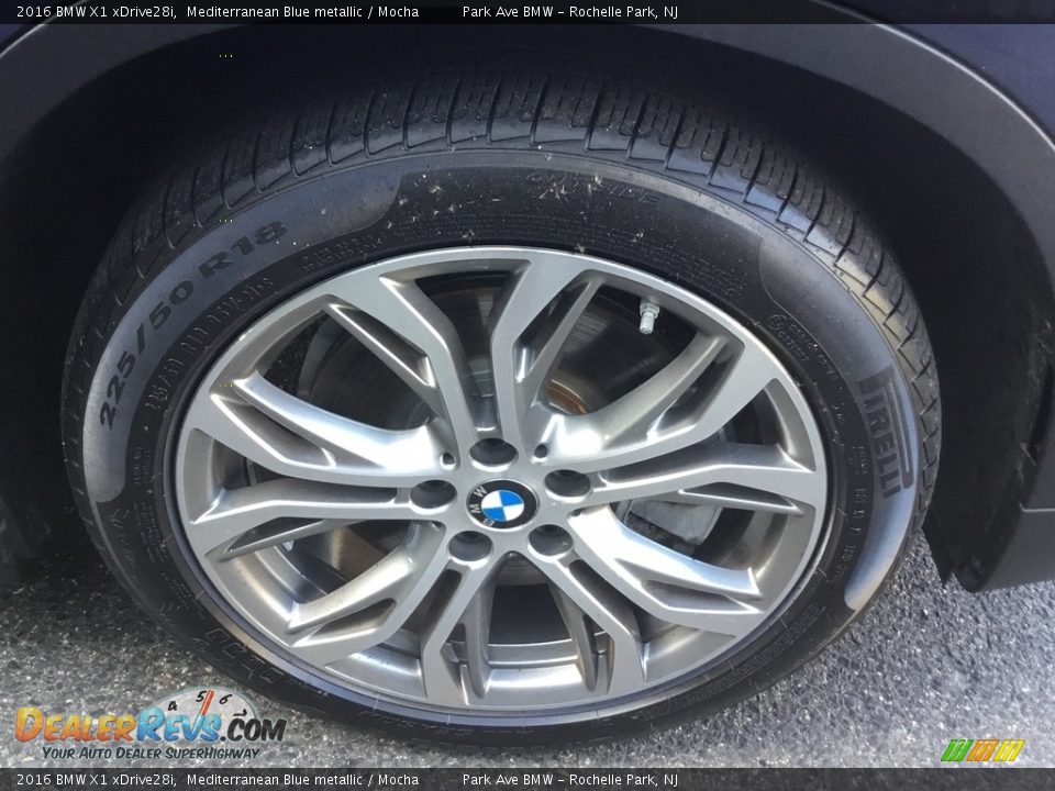 2016 BMW X1 xDrive28i Mediterranean Blue metallic / Mocha Photo #28