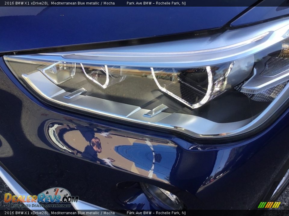 2016 BMW X1 xDrive28i Mediterranean Blue metallic / Mocha Photo #31