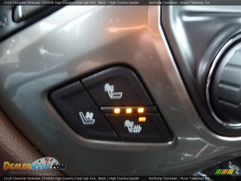 2018 Chevrolet Silverado 2500HD High Country Crew Cab 4x4 Black / High Country Saddle Photo #19