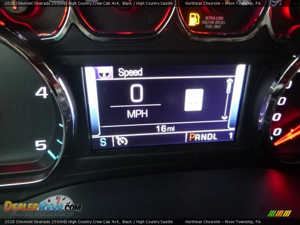 2018 Chevrolet Silverado 2500HD High Country Crew Cab 4x4 Black / High Country Saddle Photo #20