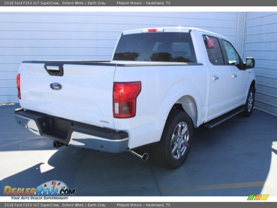 2018 Ford F150 XLT SuperCrew Oxford White / Earth Gray Photo #9