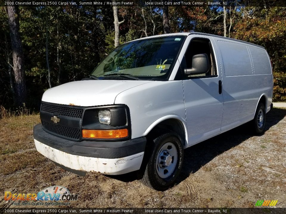 2008 Chevrolet Express 2500 Cargo Van Summit White / Medium Pewter Photo #1