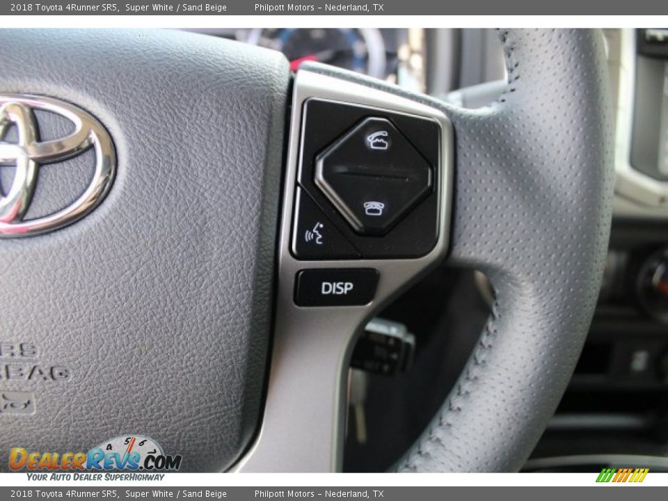 2018 Toyota 4Runner SR5 Super White / Sand Beige Photo #16