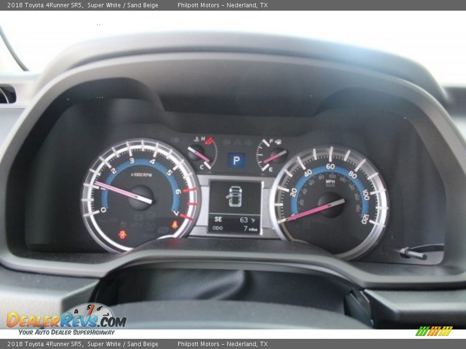 2018 Toyota 4Runner SR5 Super White / Sand Beige Photo #17