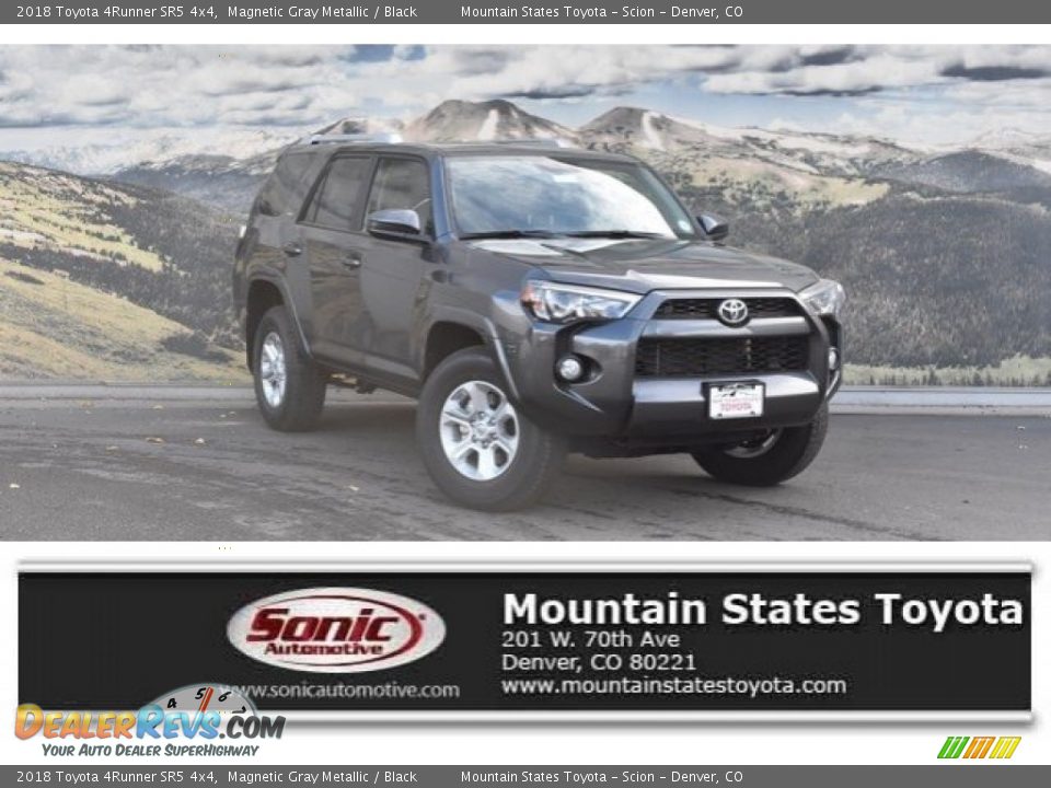 2018 Toyota 4Runner SR5 4x4 Magnetic Gray Metallic / Black Photo #1