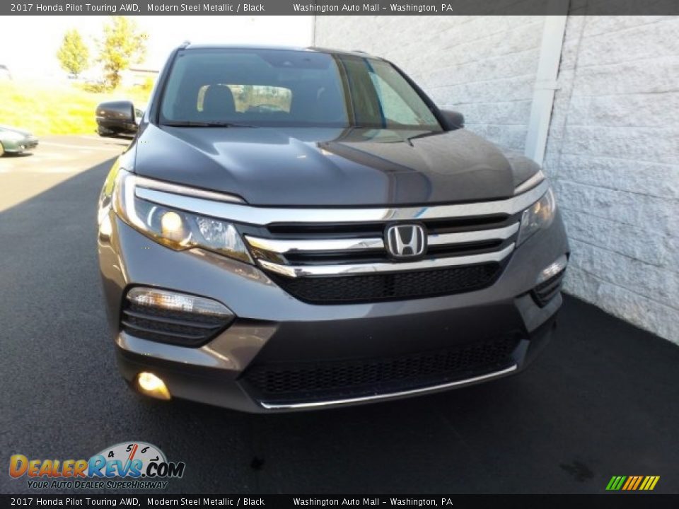 2017 Honda Pilot Touring AWD Modern Steel Metallic / Black Photo #3