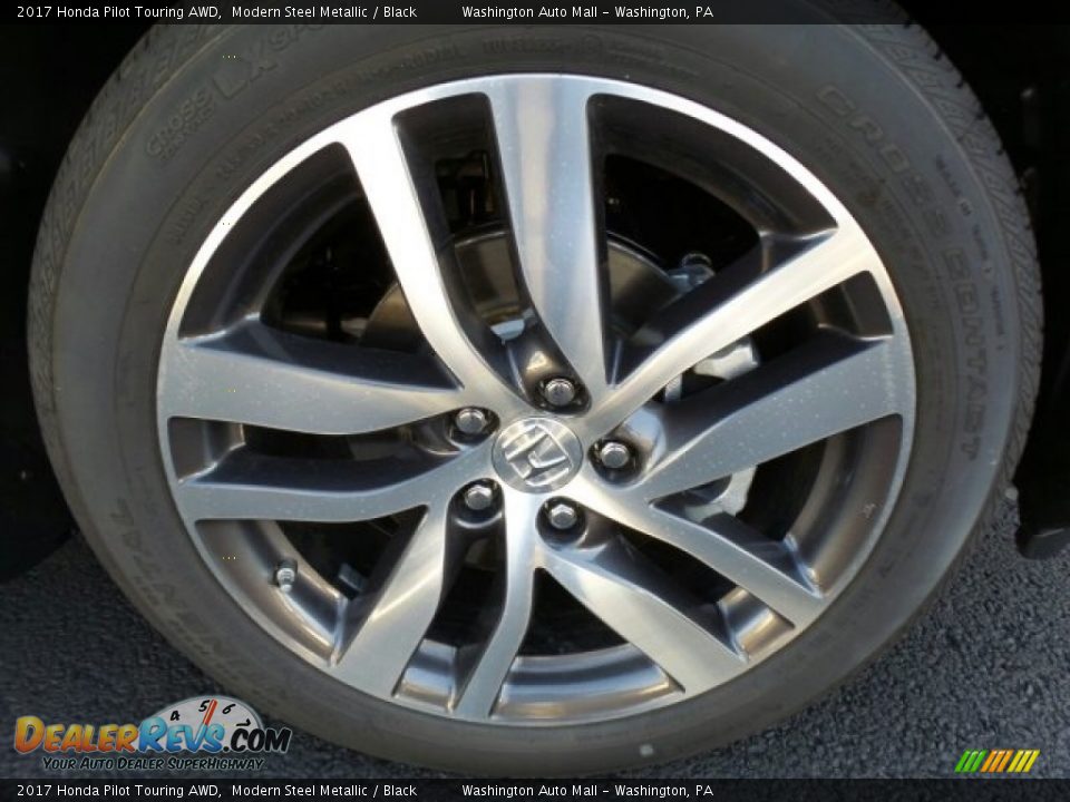 2017 Honda Pilot Touring AWD Modern Steel Metallic / Black Photo #4